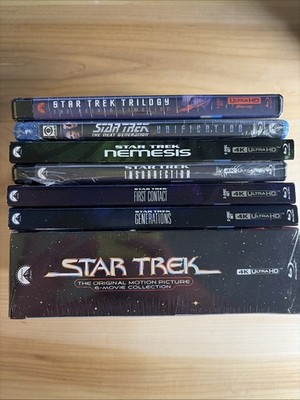Star Trek Complete Original & Next  Generation 4K Ultra HD UHD Movie Lot NEW