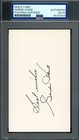 Gordie Howe PSA DNA Coa Signed 3x5 Index Card Autograph