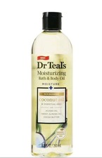 Dr Teal's Moisturizing Bath  Body Coconut Oil w/ Jojoba Oil 8.8 oz BIN 8