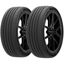 Qty 2 24545r17 Kumho Ecsta Sport As Pa71 99w Xl Black Wall Tires