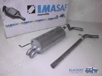 Imasaf Auspuffset Ab Kat für Skoda Roomster + Praktik 1.9 TDI 2006-2010|Rohr+Esd