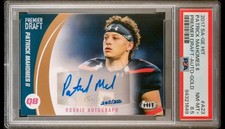 2017 Mahomes SAGE SA-GE HIT PD  Auto  RC GOLD /250 PSA 8.5 1/1 only one higher!!
