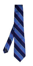 BROOKS BROTHERS silk Men s Tie In Blue W A Striped Pattern EX.CON