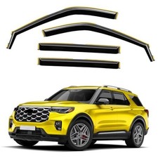 in-Channel Window Rain Guards Fit for Ford Fit for 2020-2026 Ford Explorer