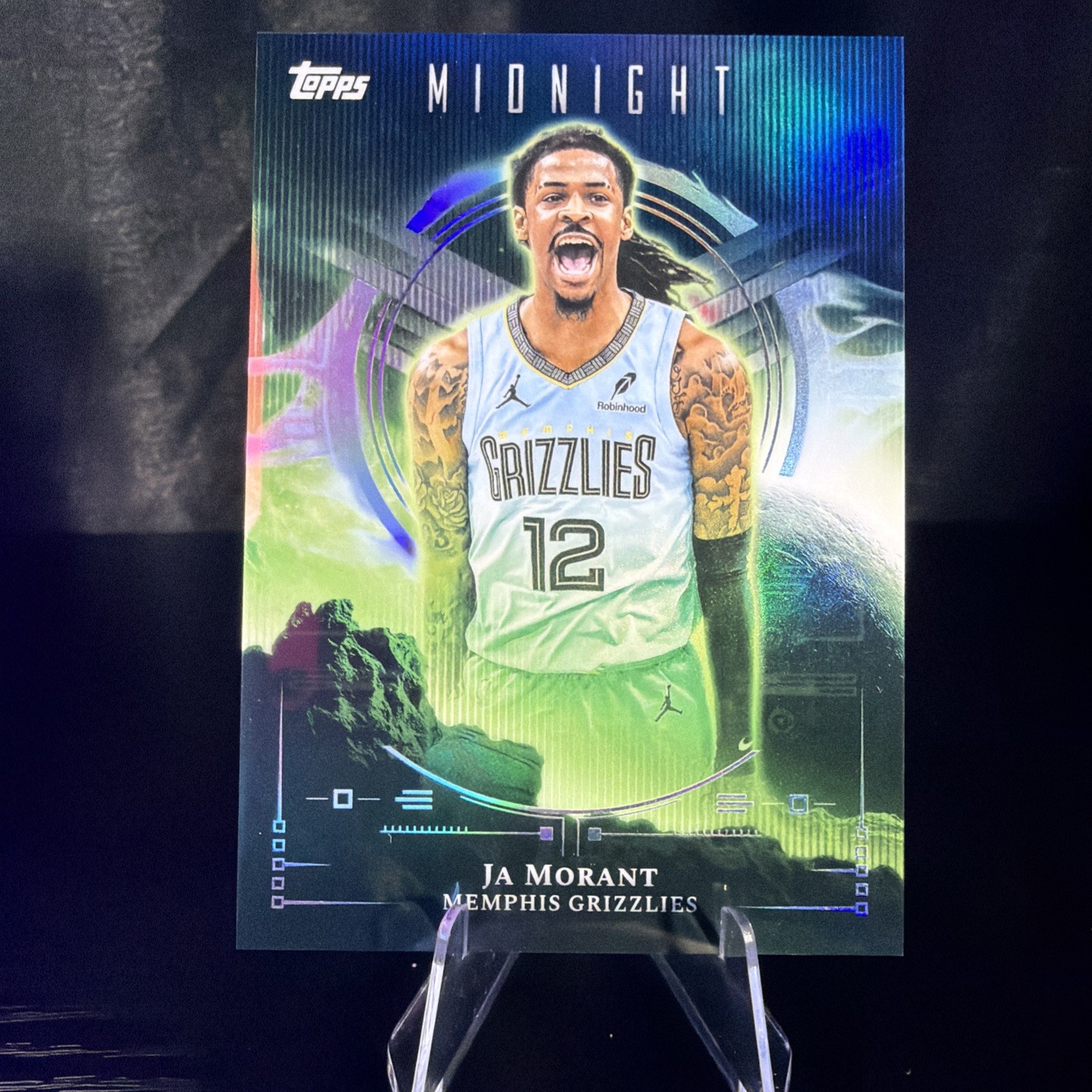 2025-26 Topps Midnight Ja Morant Night Vision Case Hit SSP 🔥RARE🔥