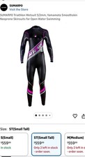SUMARPO Vanguard Triathlon Wetsuit 5/2mm, Yamamoto Neoprene Skinsuit SIZE ST