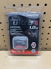 SanDisk Ultra II 1GB 60x - CompactFlash I Card - CF-1GB-60X-SD SDCFH-1024-901