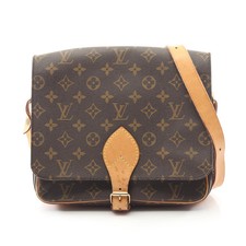 LOUIS VUITTON Monogram Cles GM Shoulder Bag PVC Leather Brown #RC3569