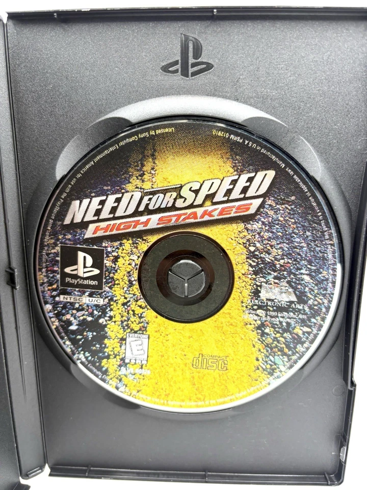 PS1 Need for Speed: High Stakes (PlayStation) OEM PS Case & Custom Artwork - Image 2 of 4