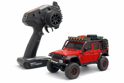 Kyosho Mini-Z 4x4 Jeep Wrangler Rubicon, Modified Roof Rack, LED Lights