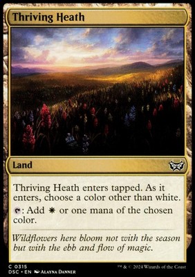 Thriving Heath 315 Commander: Duskmourn: House of Horror NM Magic: The Gathering