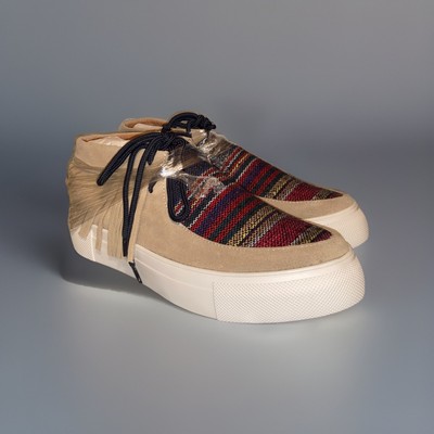 Very Volatile Capistrano Leather Fabric Upper Shoes Fringe size 8.5 NIB (162)