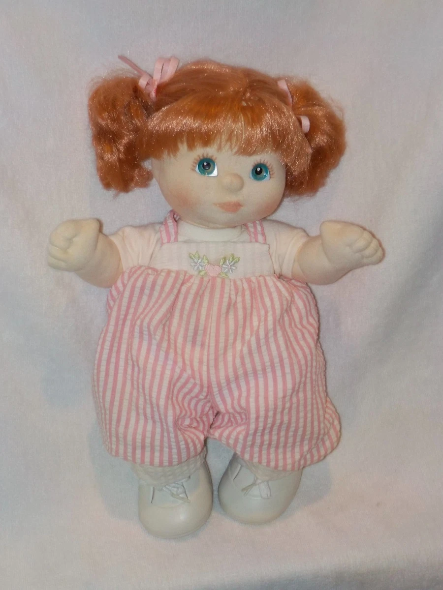 Muñeca de pelo rojo Mattel My Child 14" totalmente original con juguete de oso de peluche 1985