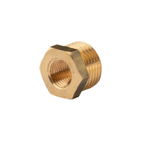 "Messing Gewinde-Fitting Reduzierung 1/2\"AG (Dn 15) - 1/4\"IG (Dn 8) - Schwere Aus"