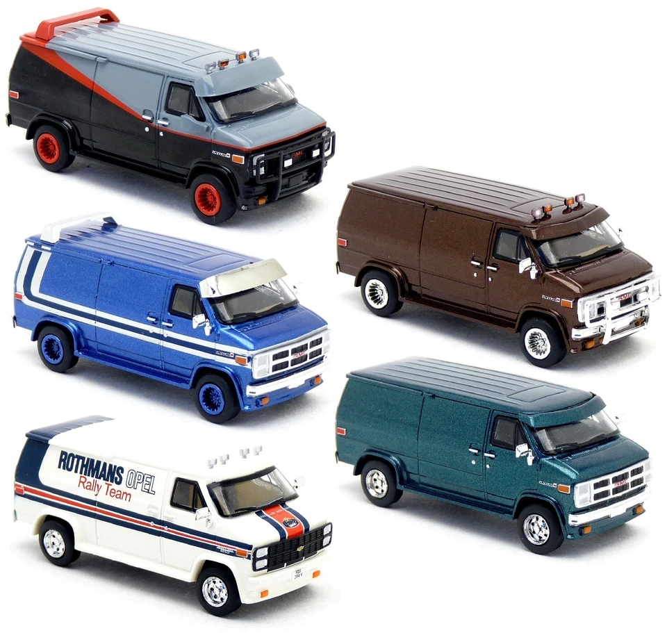 Brekina - Chevrolet C 20 GMC Vandura - USA Panel Van Truck Auswahl - 1:87 H0