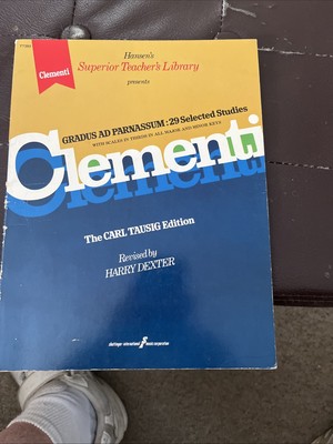 Hansen's Superior Teacher's Library Clementi Gradus Ad Parnassum 29 Selected Stu