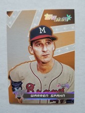 Warren Spahn 2001 Topps Stars Milwaukee Braves #148