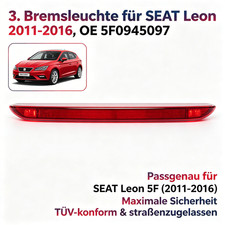 Dritte Bremsleuchte für SEAT Leon 11-16, OE 5F0945097, LED Rot,Ersatzteil