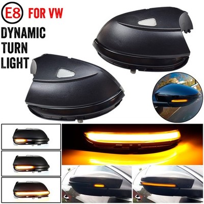 Side Mirror Indicator Sequential Blinker Lamp For VW Scirocco MK3 Passat B7 CC