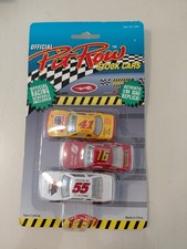 Funstuf Official Pit Row Stock Cars Nascar 1/64 Diecast 3 Pack 1992 NOS 
