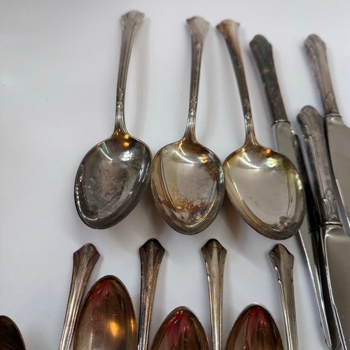 Gorham Plate Pat 1933 Silver Lady Caroline Flatware Set 43 Pieces No Monogram - Bild 5 von 11