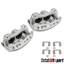 Pair Brake Caliper w/ Bracket for Chevy Equinox 2005 Saturn Vue 2002 2003 Front