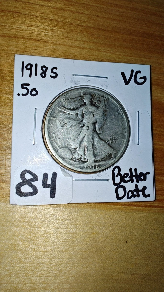 1918 Year Liberty Walking Half Dollars (1916-1947) for sale | eBay