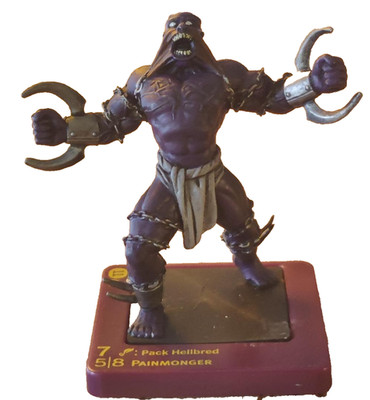 dreamblade figuren Painmonger Hellbred 11 7 5/8 von 2006 Wizards (058)