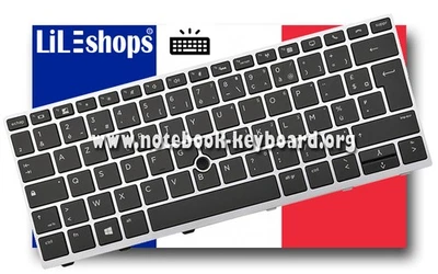 Clavier Fr AZERTY Pour HP Elitebook 735 G5 G6 / 830 G5 G6 / 836 G5 Rétroéclairé - Photo 1/2