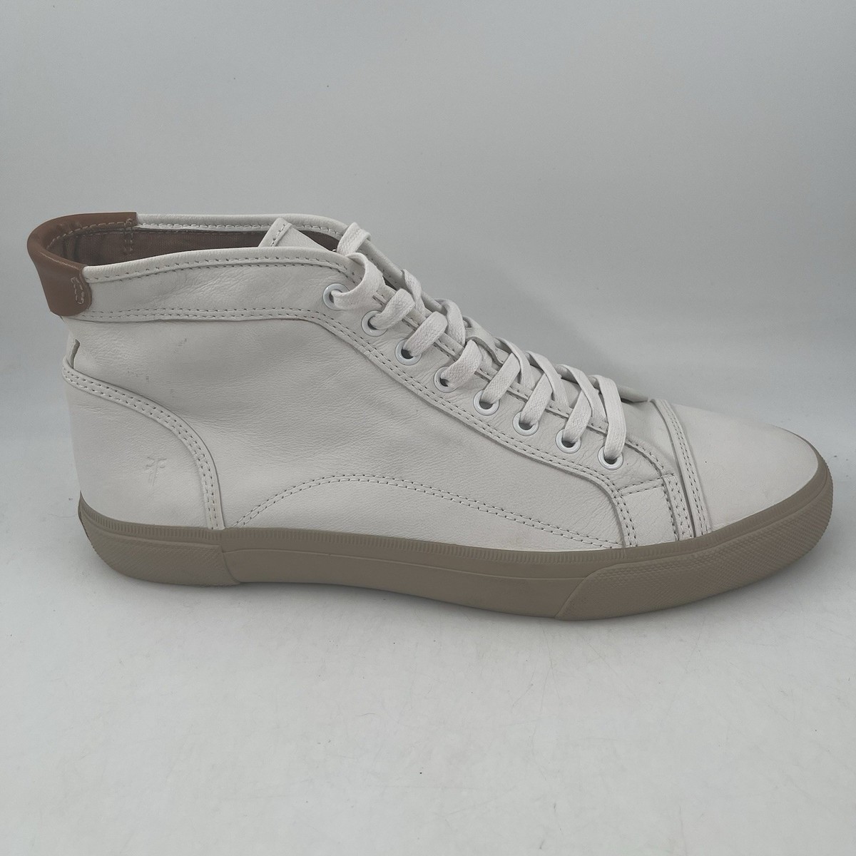 Frye Ludlow men’s canvas shoes in grey color size 7 1/2 Men main image 3