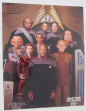 Star Trek DS9 Crew Foto - 1 Autogramm -  Grossfoto