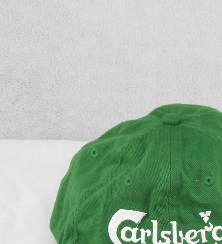 Berretto Carlsberg vintage uomo taglia O/S verde logo birra regolabile casual - Foto 6 di 15