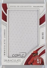2019 Panini Immaculate Immaculate Jumbos 44/49 Enyel de los Santos #IJ-ES 02v3