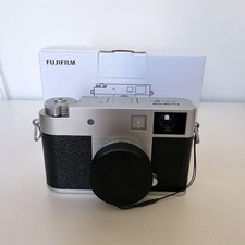 Fujifilm X-half Silver Compact Digital Camera with Protective Glass Screen