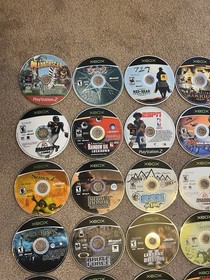 Disc Only Video Game Lot Of 100 Games UNTESTED Disc Only