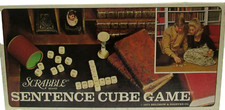 1971 Scrabble Sentence Cube Game Complete Made in USA w Original Box Vintage