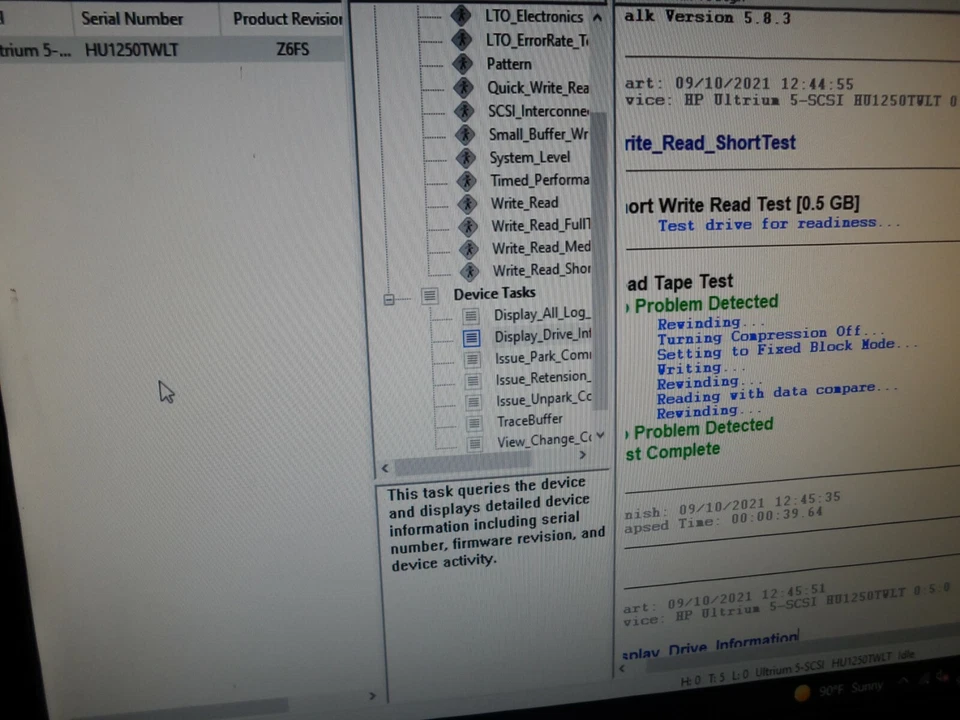 Oracle SUN micro LTO5 Ultrium5 6Gb SAS HH for SL150 7048971 7050448 AQ284G#700 - Image 2 of 4