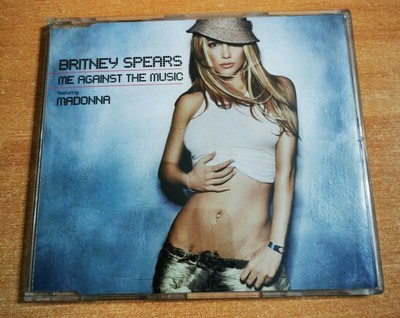 Madonna Britney Spears Me Against The Music Remixes Rare Eu Uk Promo Cd Single Ebay