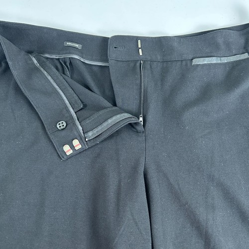 Talbots Signature Pants Womens Size 16 Black Straight Leg Career Office Casual - Picture 5 of 12