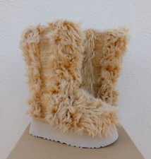 UGG OAT FLUFF MOMMA SUGAR FAUX FUR PLATFORM BOOTS, WOMEN US 9/ EUR 40 ~NIB