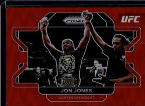 2022 Panini Prizm UFC Jon Jones #4 Red /299