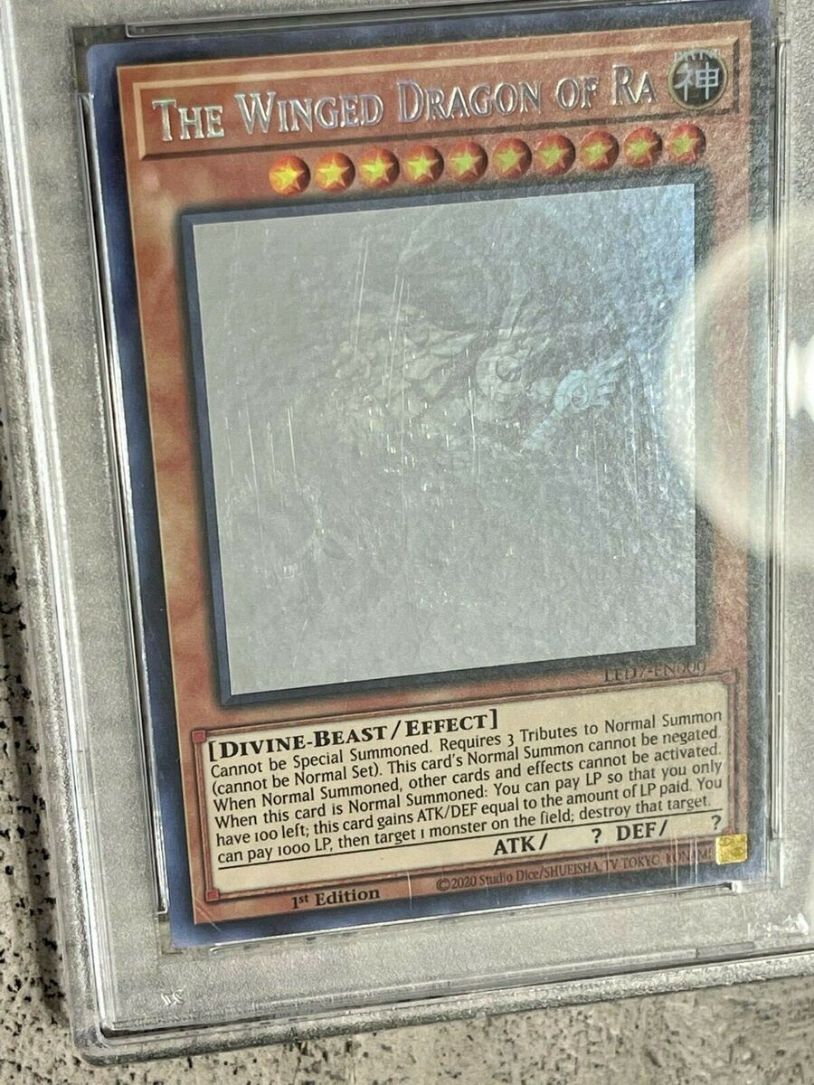 Yu-Gi-Oh! The Winged Dragon of Ra 1st Edition LED7-EN000 PSA Yu-Gi-Oh! The Winged Dragon of Ra 1st Edition LED7-EN000 PSA