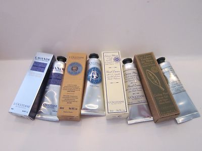 NIB L'Occitane Hand Cream Shea Butter, Lavender, Lavande, or Verbena Travel Sz!!
