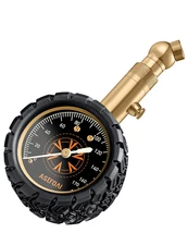 Tire Pressure Gauge 6-170 PSI, Large 2" Easy Read Glow Dial Tire Gauge, Certifie