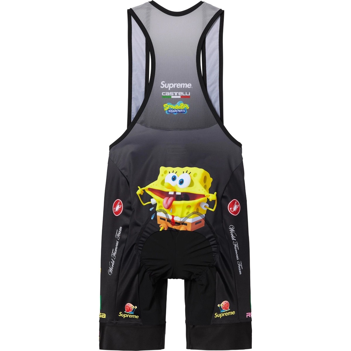 SUPREME/SPONGEBOB SQUAREPANTS CASTELLI CYCLING BIB (Size XL