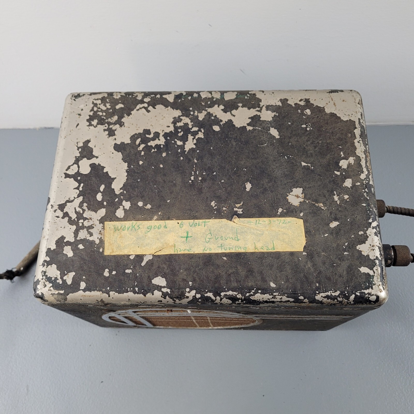 Vintage Stewart Warner Radio Auto Car Truck 1930s 40s 50s Accessory Rare!