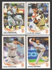 Carte sportive singole collezionabili e figurine 2013 baseball San Francisco Giants
