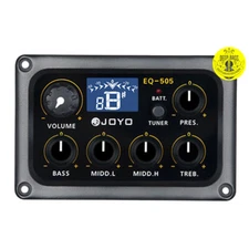 JOYO EQ-505 Acoustic Guitar Pickup 5-Band Equalizer EQ Tuner Piezo Preamp Pickup