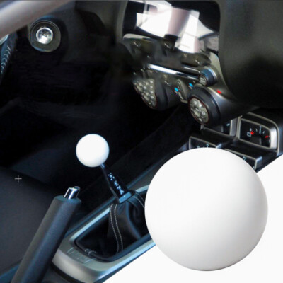 JDM DURACON GLOSSY WHITE ROUND BALL SHIFT KNOB M8x1.25 automatic transmission