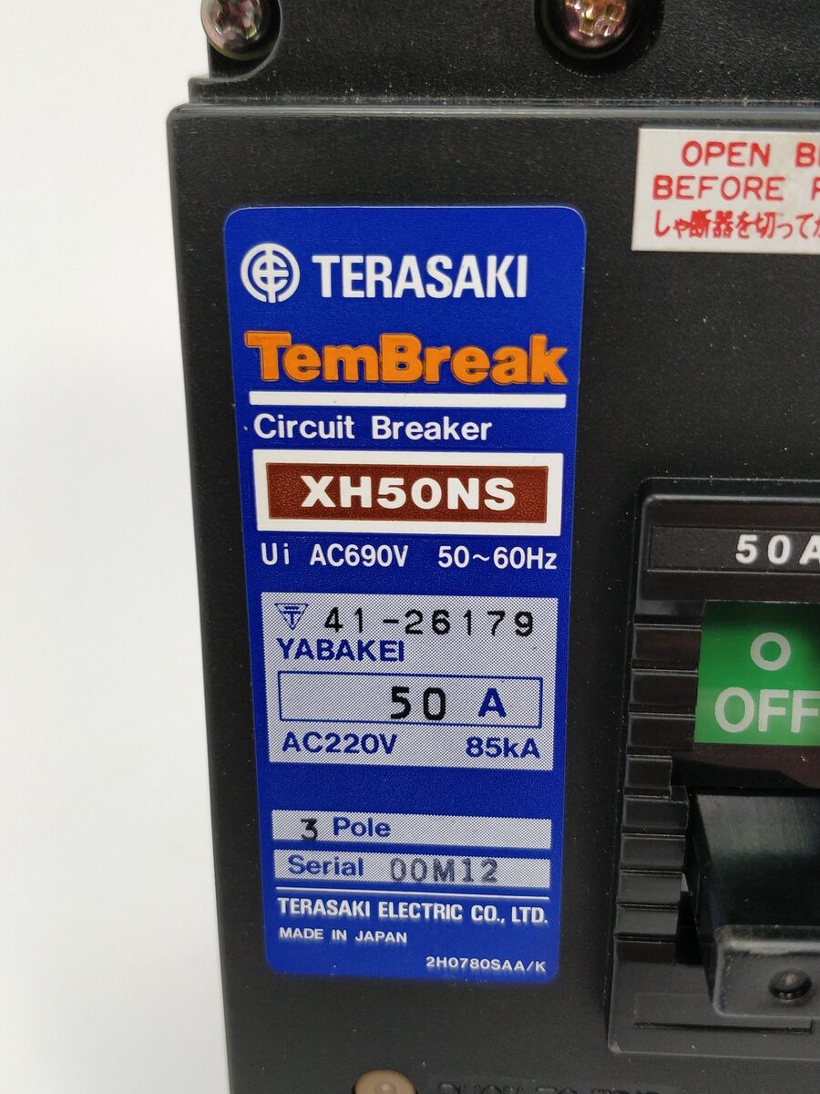 Terasaki Xh50ns Tembreak Circuit Breaker 50a | eBay Terasaki Xh50ns Tembreak Circuit Breaker 50a | eBay